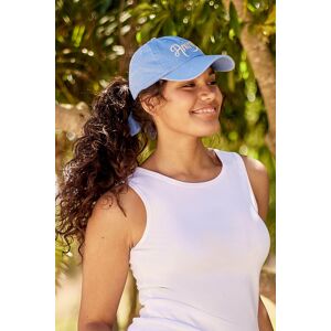 Animal Tie Back Womens Organic Cap - Navy - Navy - Size: ONE