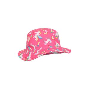 Mountain Warehouse Printed Kids Water-Resistant Bucket Hat - Pink - Pink - Size: M