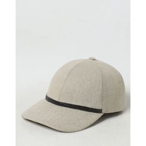 Hat BRUNELLO CUCINELLI Woman colour Yellow Cream - Size: S - female