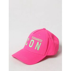 Hat DSQUARED2 JUNIOR Kids color Fuchsia - Size: 3 - unisex