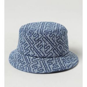 Hat FENDI Woman color Denim - Size: M - female