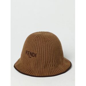 Hat FENDI Men color Tobacco - Size: M - male