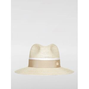 Hat MAISON MICHEL Woman color Beige - Size: M - female