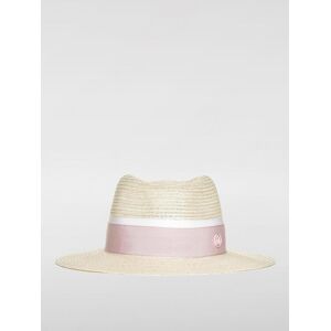 Hat MAISON MICHEL Woman color Pink - Size: S - female