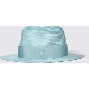 Hat MAISON MICHEL Woman color Blue - Size: M - female