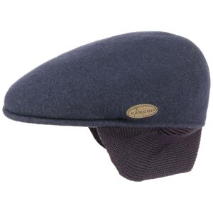 504 Flat Cap with Ear Flaps by Kangol - navy - Herren - Size: L (58-59 cm)