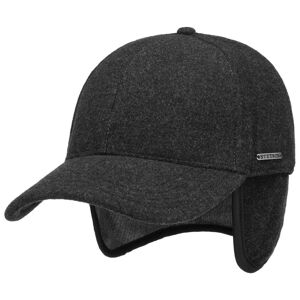 Vaby Ear Flaps Cap by Stetson - anthracite - Size: XL (60-61 cm)