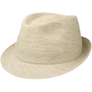 Geneva Linen Trilby by Stetson - beige - Unisex - Size: 55 cm