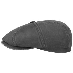 Hatteras Old Cotton Newsboy Cap by Stetson - black - Female - Size: XXL (62-63 cm)