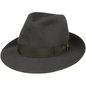 50 Grams Men´s Fedora Hat by Borsalino - grey - Female - Size: 61 cm