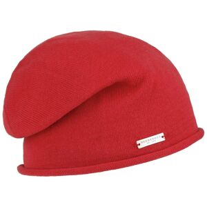 Rolled Edge Beanie by Seeberger - red - Unisex - Size: One Size