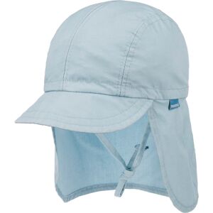 Boys Washed Neck Protection Cap by maximo - light blue - Size: 53 cm