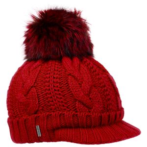 Britta Cable Knit Beanie by McBURN - red - Damen - Size: One Size