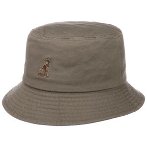 Washed Bucket Hat by Kangol - khaki - Herren - Size: M (56-57 cm)