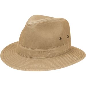 Organic Cotton Traveller Hat by Stetson - beige - Unisex - Size: L (58-59 cm)