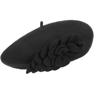 Agris Flower Wool Basque Beret by Lierys - black - Damen - Size: One Size