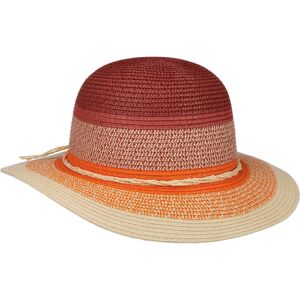 Stripes Floppy Hat by maximo - bordeaux - Size: 51 cm