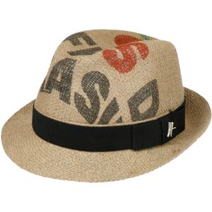 Caffè Corretto Trilby Jute Hat by ReHats Berlin - nature - Female - Size: 55 cm