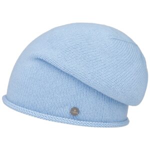 Cashmere Pull on Hat with Rolled Edge by Lierys - light blue - Female - Size: One Size