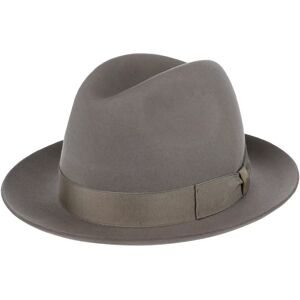 Damiano Classic Super Fine Wool Hat by Borsalino - light grey - Female - Size: 59 cm