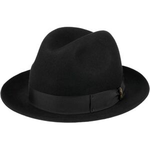 Damiano Classic Super Fine Wool Hat by Borsalino - black - Female - Size: 59 cm