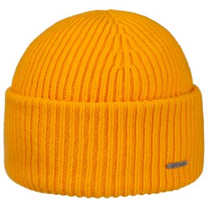 Classic Uni Wool Beanie Hat by Stetson - yellow - Female - Size: One Size