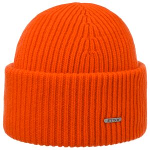 Classic Uni Wool Beanie Hat by Stetson - orange - Female - Size: One Size