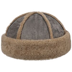 Lambskin Docker Reversible Beanie by Stetson - beige - Size: M (56-57 cm)