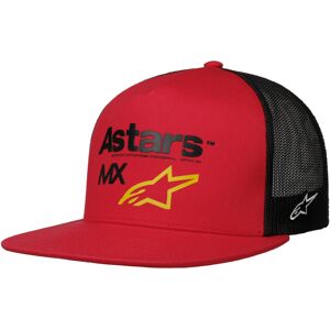 First Moto Trucker Cap by alpinestars - red-black - Female - Size: One Size