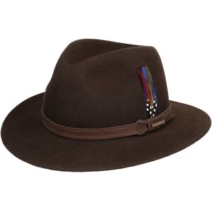 Roverton Traveller Wool Hat by Stetson - dark brown - Female - Size: XXL (62-63 cm)