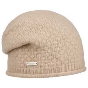 Cashmere Beanie Hat with Silk by Seeberger - beige - Damen - Size: One Size