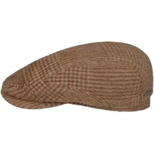 Poundhill Wool Mix Driver Flat Cap by Stetson - brown - Size: 61 cm