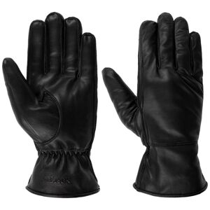Cowskin Leather Gloves by Stetson - black - Female - Size: 10 HS
