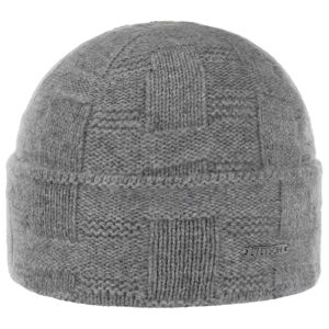 Fintona Cashmere Beanie Hat by Stetson - grey-mottled - Female - Size: One Size
