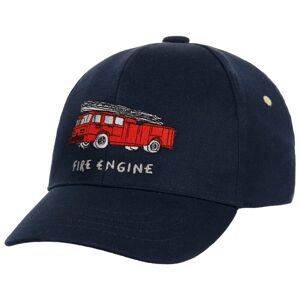 GOTS Fire Engine Kids Cap by maximo - blue-yellow - Size: 51 cm