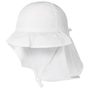 Uni Cotton Girls Sun Hat by maximo - white - Size: 51 cm