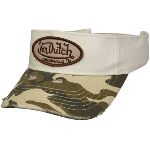 Cotton Twill Visor by Von Dutch - beige - Herren - Size: One Size