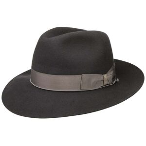 Broadbrimmed Bogart Hat by Borsalino - anthracite-grey - Female - Size: 62 cm