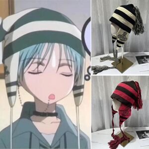 Threelions Anime Cosplay Apparel Beanies Okazaki Shinichi NANA Hats Girl Women Tassel Ear protection hat Winter Fall Casual Bonnet Gorro