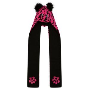 Dare 2B Childrens/Kids Snowplay Leopard Print 3 in 1 Hat Scarf