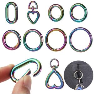 xijie Accessories Snap Clasp Trigger Openable Keyring Dog Chain Clip Metal Heart Ring Belt Strap Buckle