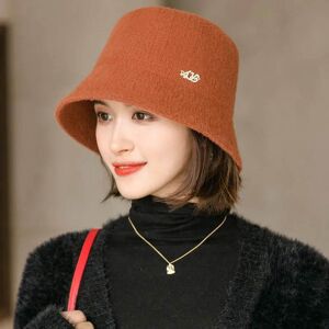 WTEMPO Hat Women's Autumn and Winter Fashion Basin Hat Japanese All-match Solid Color Fisherman Hat Showing A Small Tide