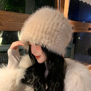 HerSight Japanese High-end Pile Hats for Women Autumn Winter Outdoor Leisure Plush Thick Warm Ear Protection Hats