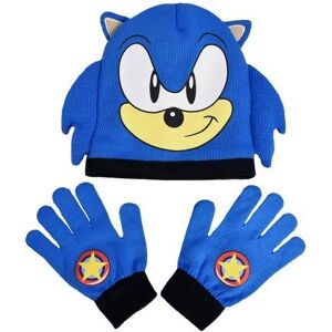 Sonic The Hedgehog Childrens/Kids Knitted Hat And Gloves Set