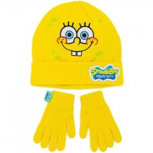Pertemba FR - Apparel SpongeBob SquarePants Childrens/Kids Knitted Hat And Gloves Set
