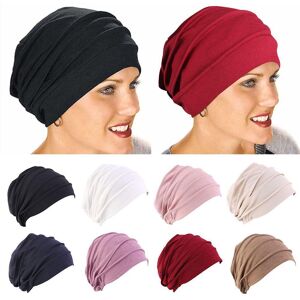 XD67DL Soft Winter Warm Hair Loss Headscarf Beanies Head Wrap Chemo Hat Muslim Hijabs Women Turban Hat