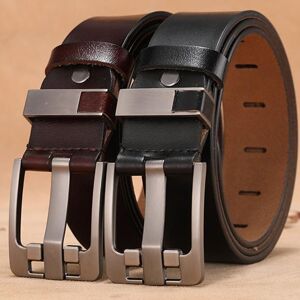 XBHBEAUTY Cow Genuine Leather Luxury Strap Male Belts For Men New Large Plus Size 140 150 160cm Vintage Pin Buckle Men Belt High Quality