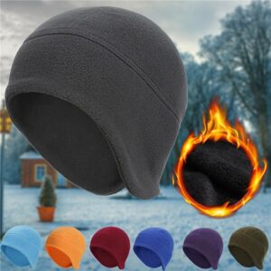 Waroomkkk Warm Fleece Skullies Beanie Caps Cycling Unisex Beanie Hat Head Cover Breathable Outdoor Thicken Face Cover