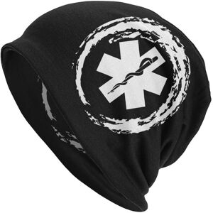 91440111MAC1KNR116 EMS Star Of Life Bonnet Hats Hip Hop Ski Skullies Beanies Hats Paramedic Medic Ambulance for Unisex Women Knit Multifunction Caps