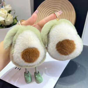 Bag Accessorries Avocado Car Keychain Pendant Stylish Versatile Ornamental Couple Gift Pendant Keys Bags Car